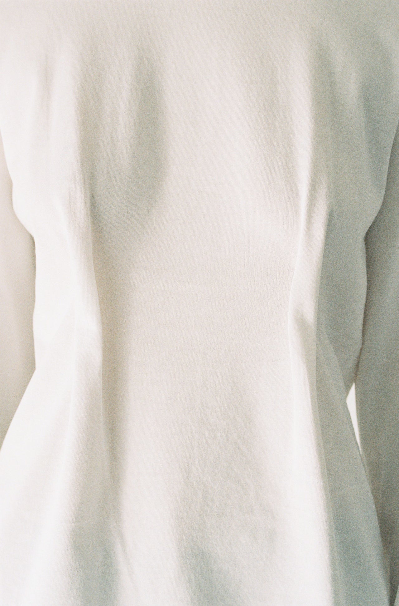 White Long-Sleeve Top